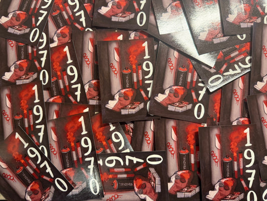 1970 Graffiti sticker